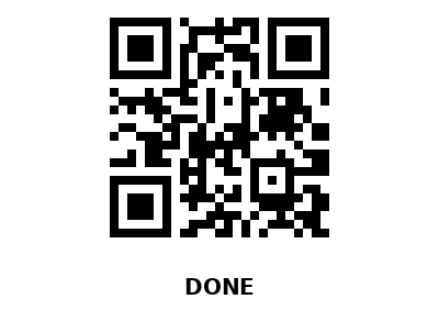 VuDrop 포장 완료 QR 스티커